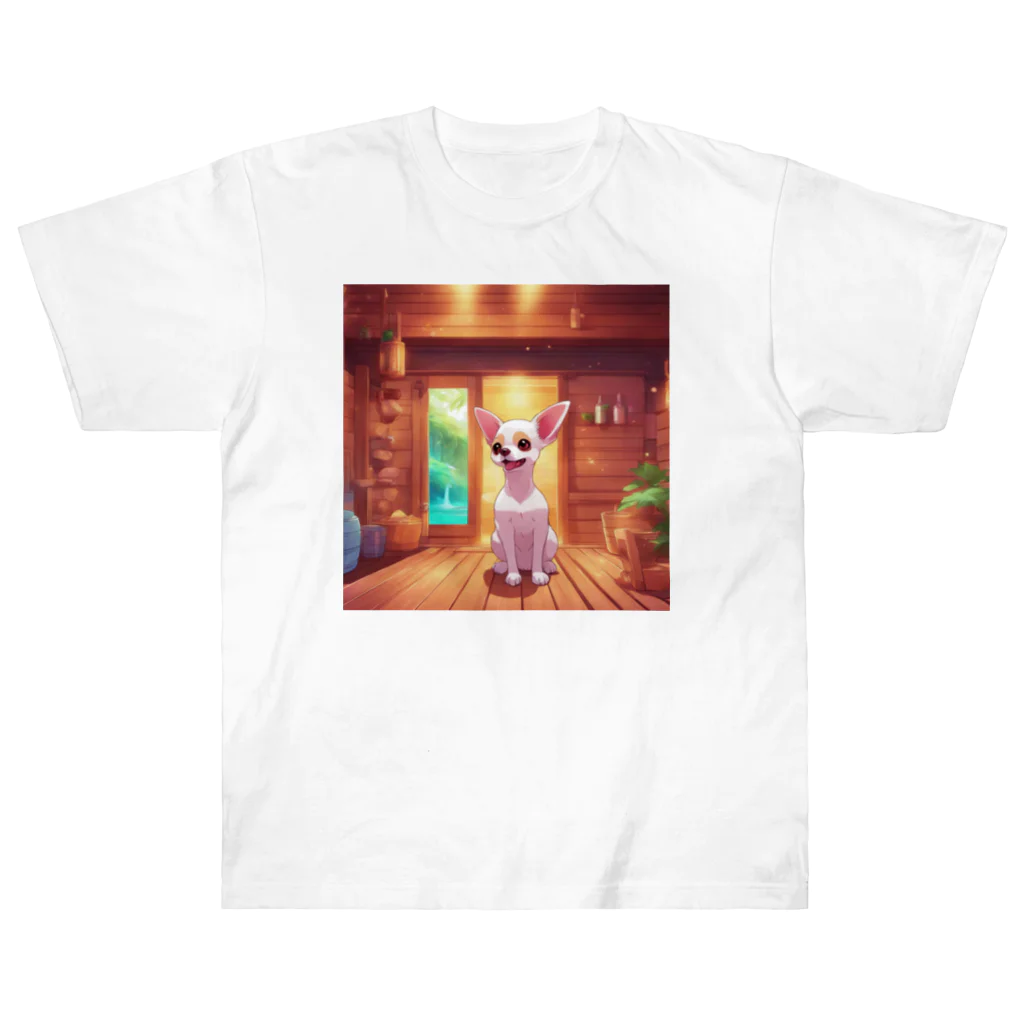 sauna_animalのsauna animal ⑩ Heavyweight T-Shirt