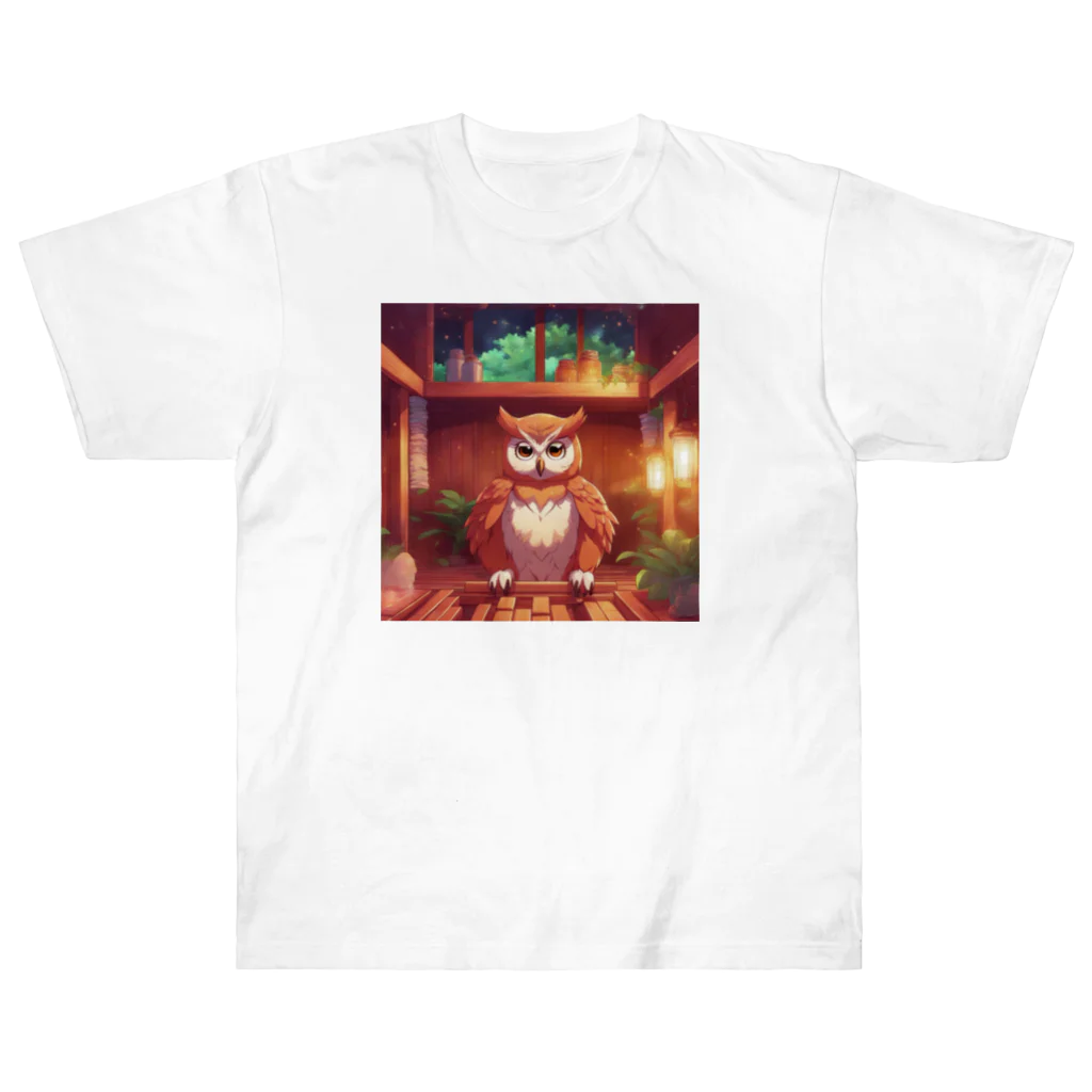 sauna_animalのsauna animal ㉑ ヘビーウェイトTシャツ