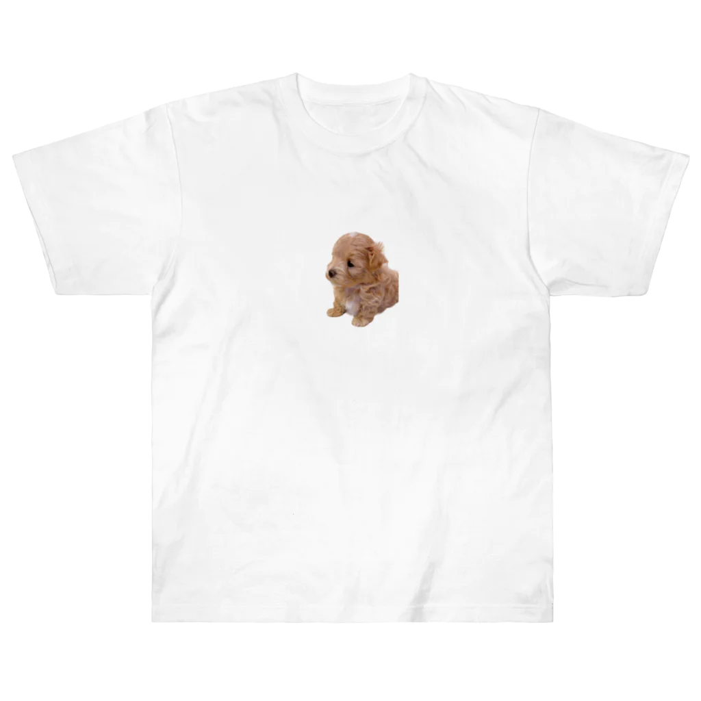 migiwanchanのMaltipoo Puppy Anthony Heavyweight T-Shirt