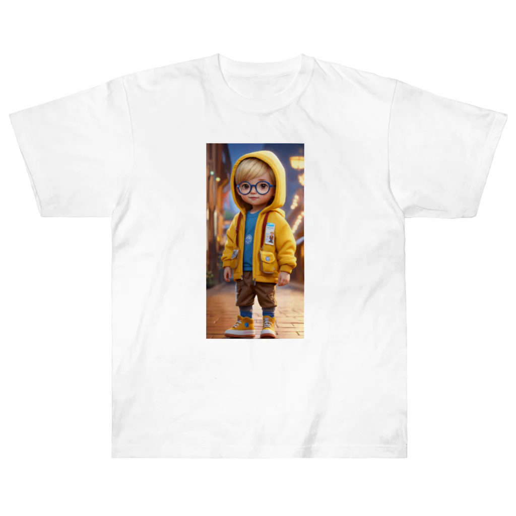 AI美女の館のlittle childrenNO.6 Heavyweight T-Shirt