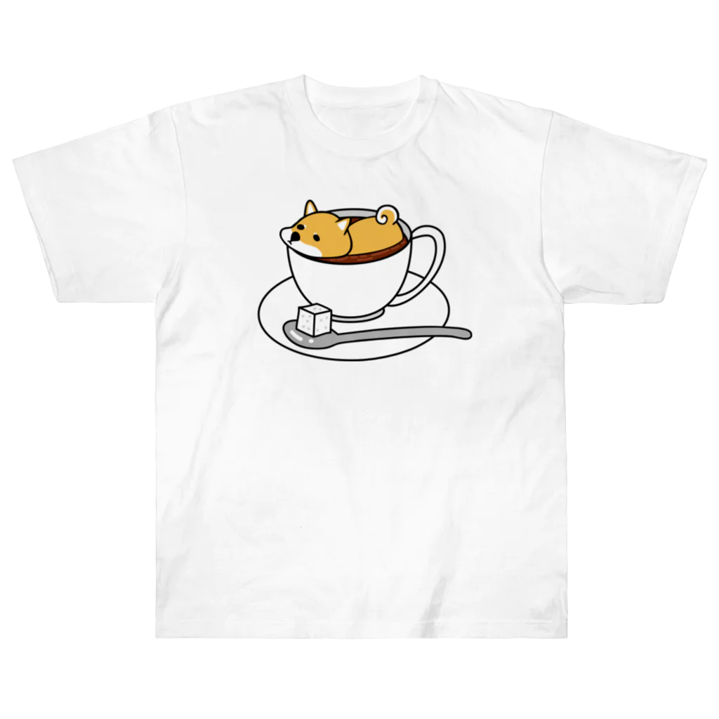 キノフシの店のしばいぬコーヒー Heavyweight T-Shirt