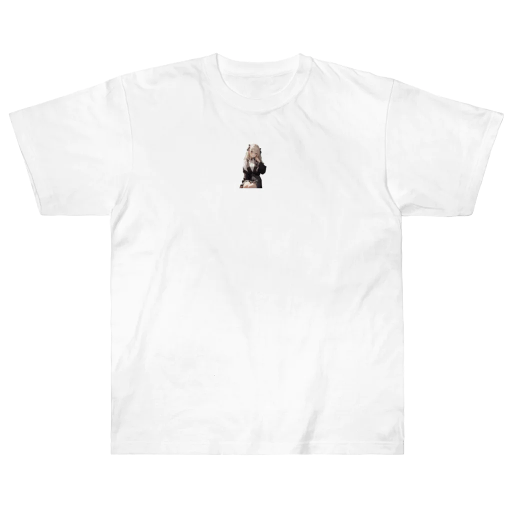 ビッグスマイルライフの金髪美女 Heavyweight T-Shirt