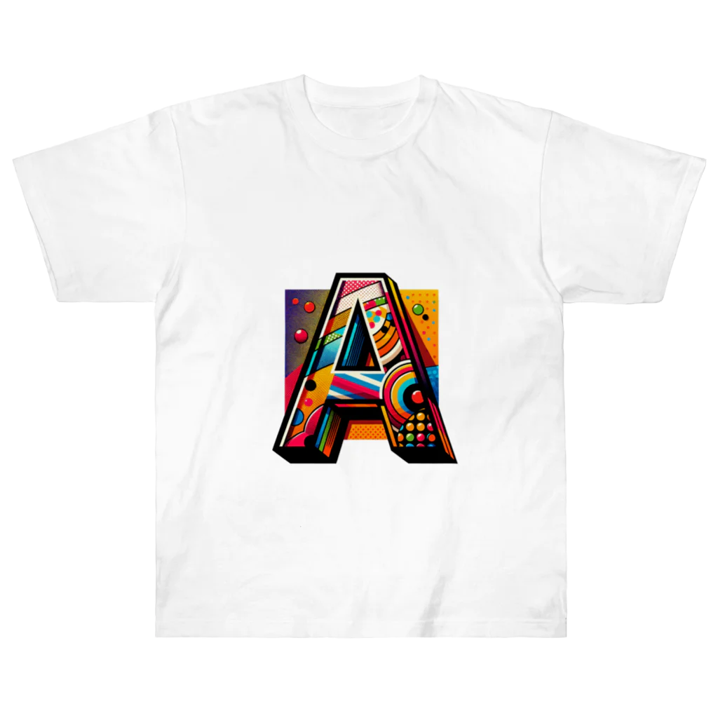 MushikingのアルファベットのA Heavyweight T-Shirt