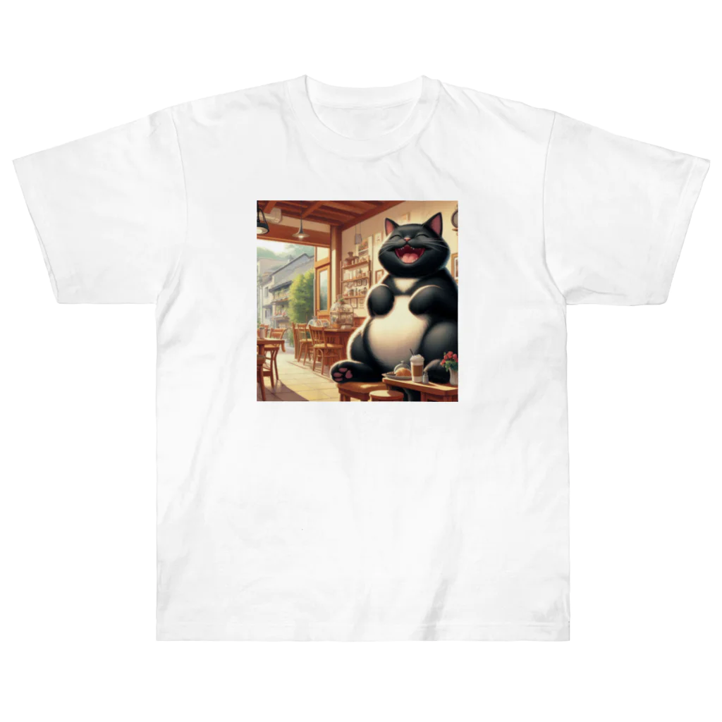 nico711の爆笑猫さん Heavyweight T-Shirt