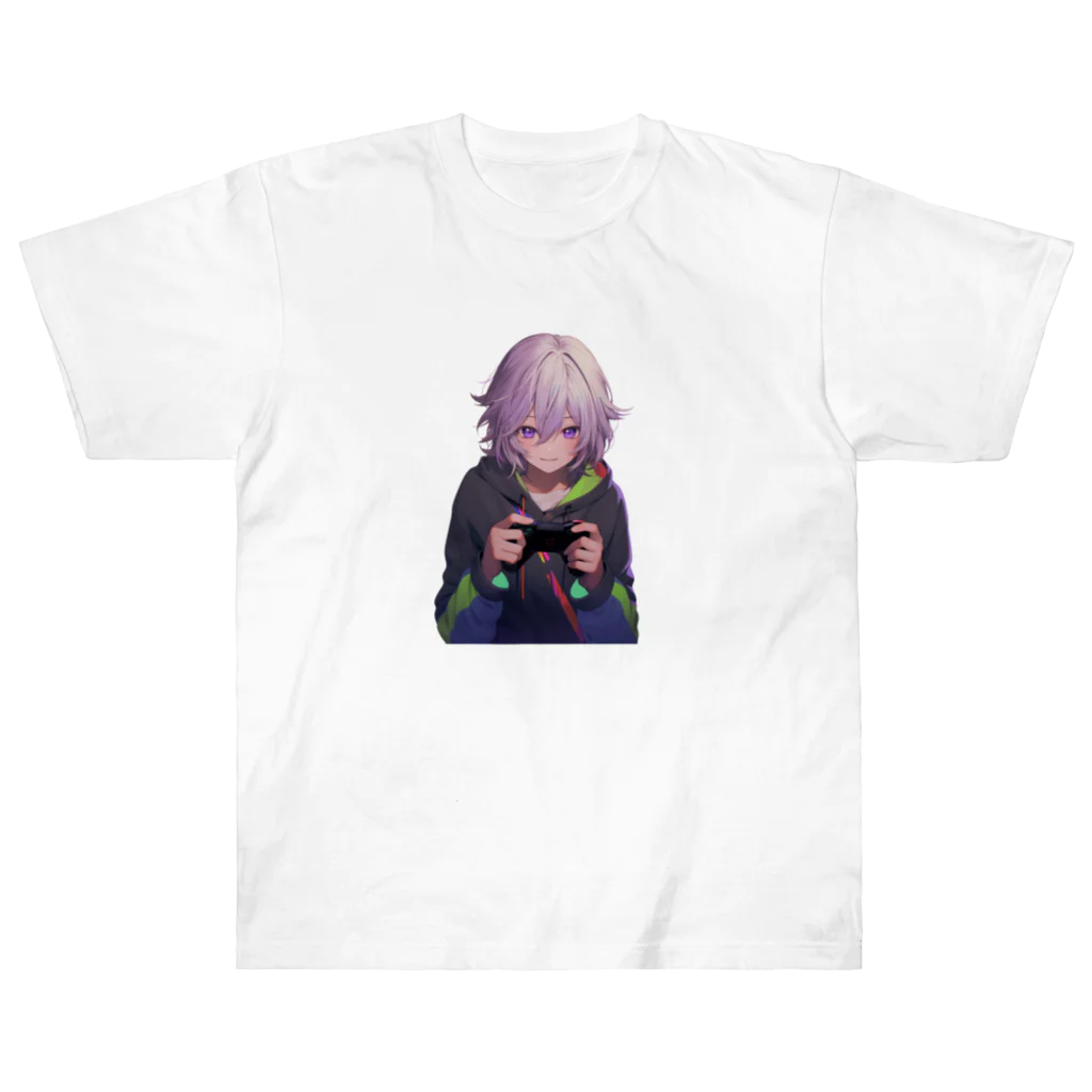 AICreaterのゲーミングBoy No.1 ヘビーウェイトTシャツ