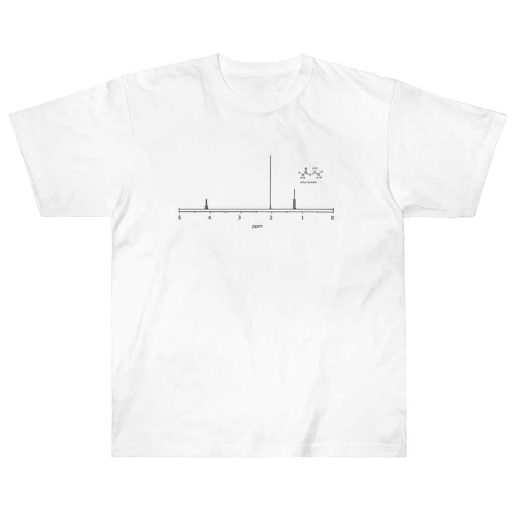 有機合成屋の酢酸エチルのNMR Heavyweight T-Shirt