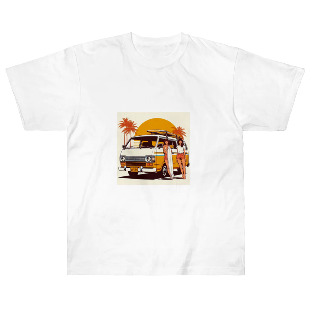 80s_popの80s CityPop No.21 Heavyweight T-Shirt