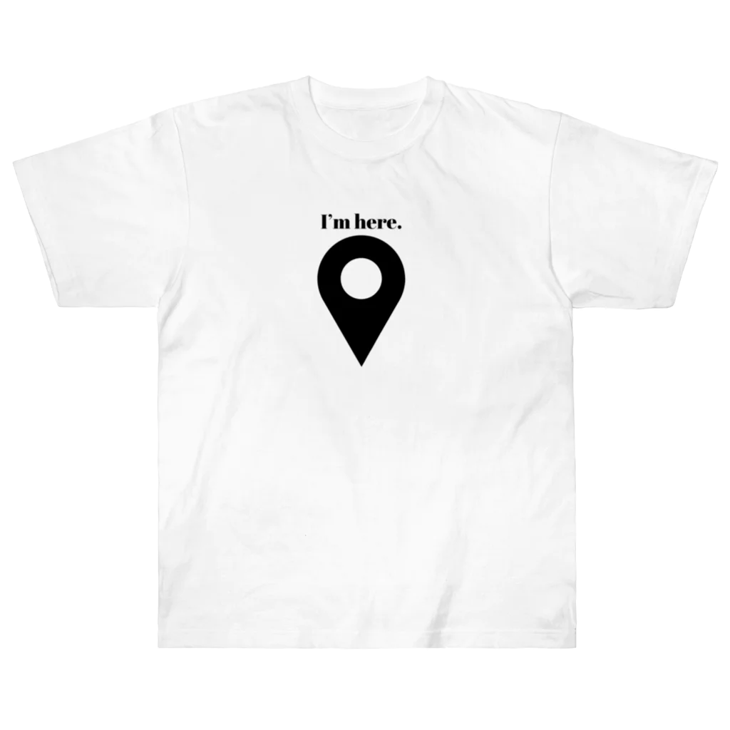 Sounds Focus&RelaxのI’ｍ here. Heavyweight T-Shirt