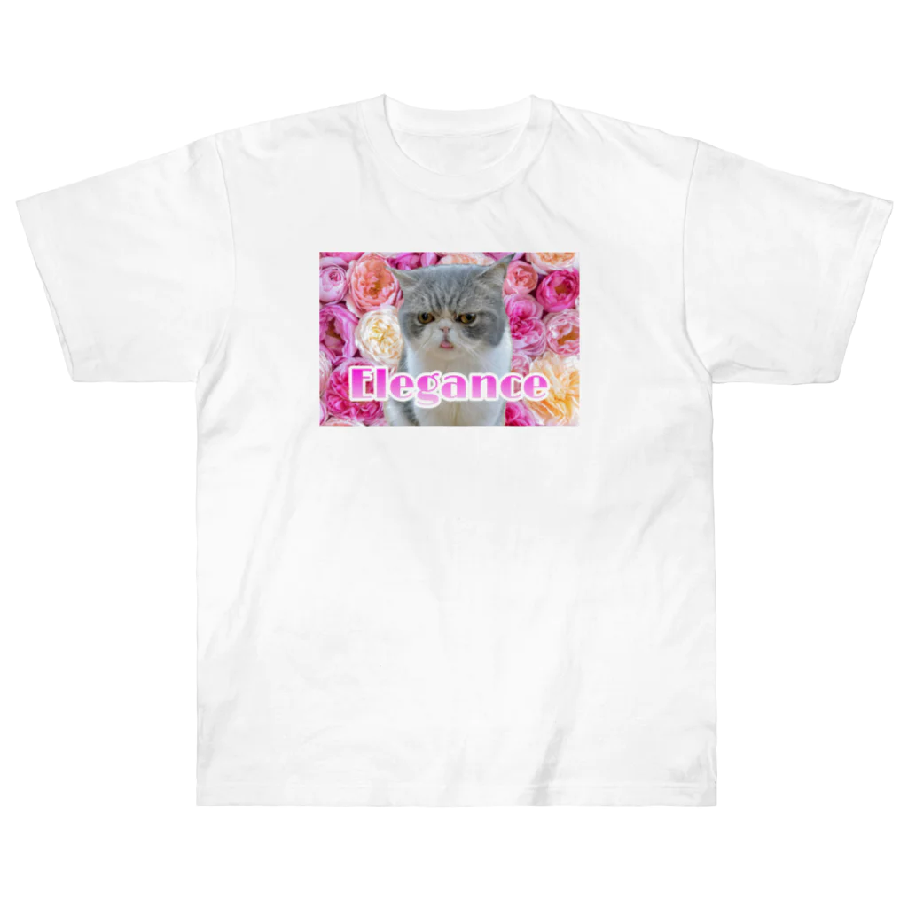 ChuChuChu♡のエレガンス猫 ～ヌコ～ Heavyweight T-Shirt