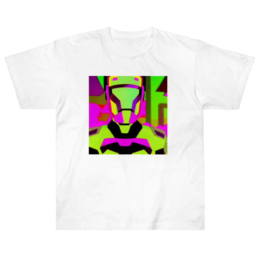 cyborg_dot_comのエナジードリンク好き男 Heavyweight T-Shirt