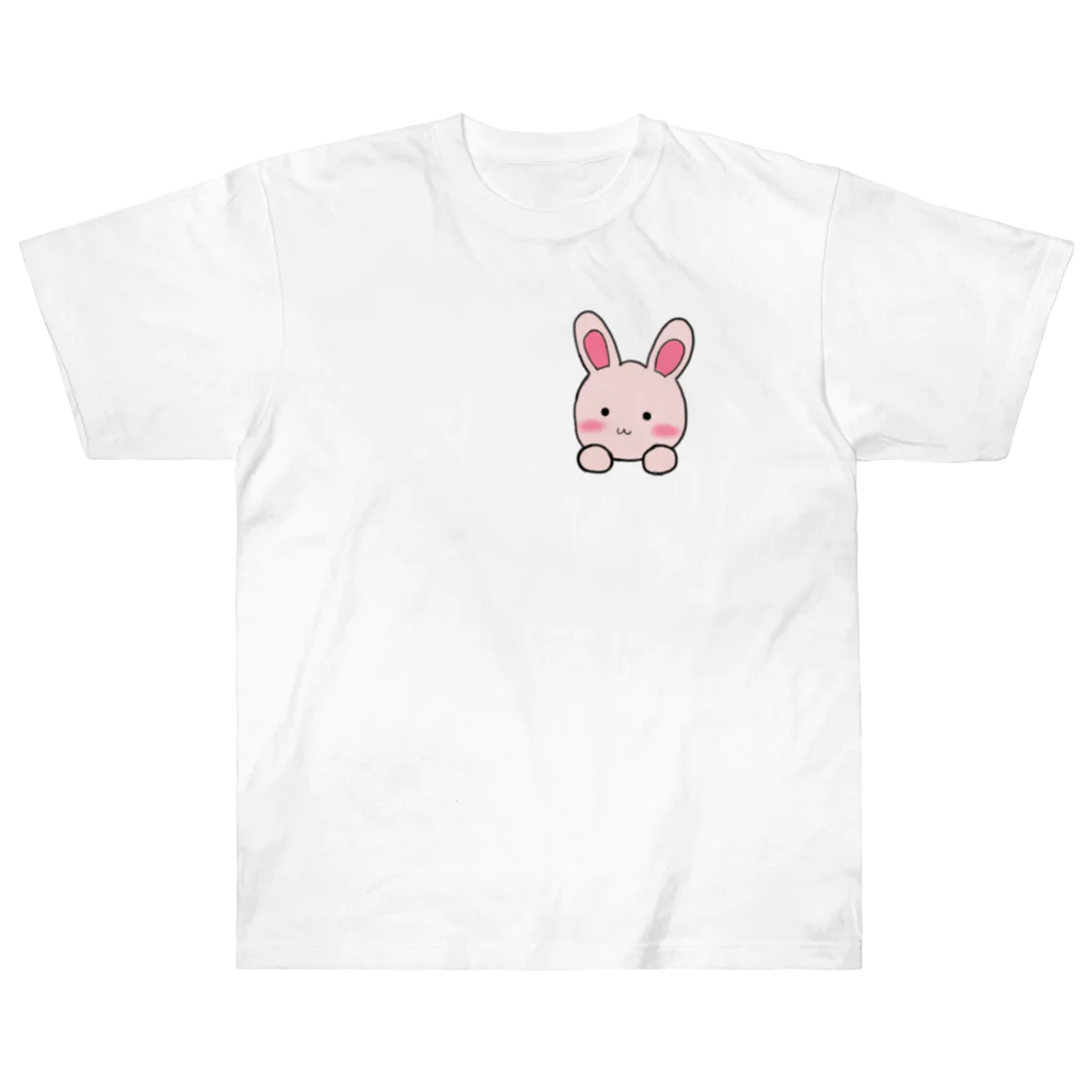 うさぎショップ！！のうさぎん ヘビーウェイトTシャツ