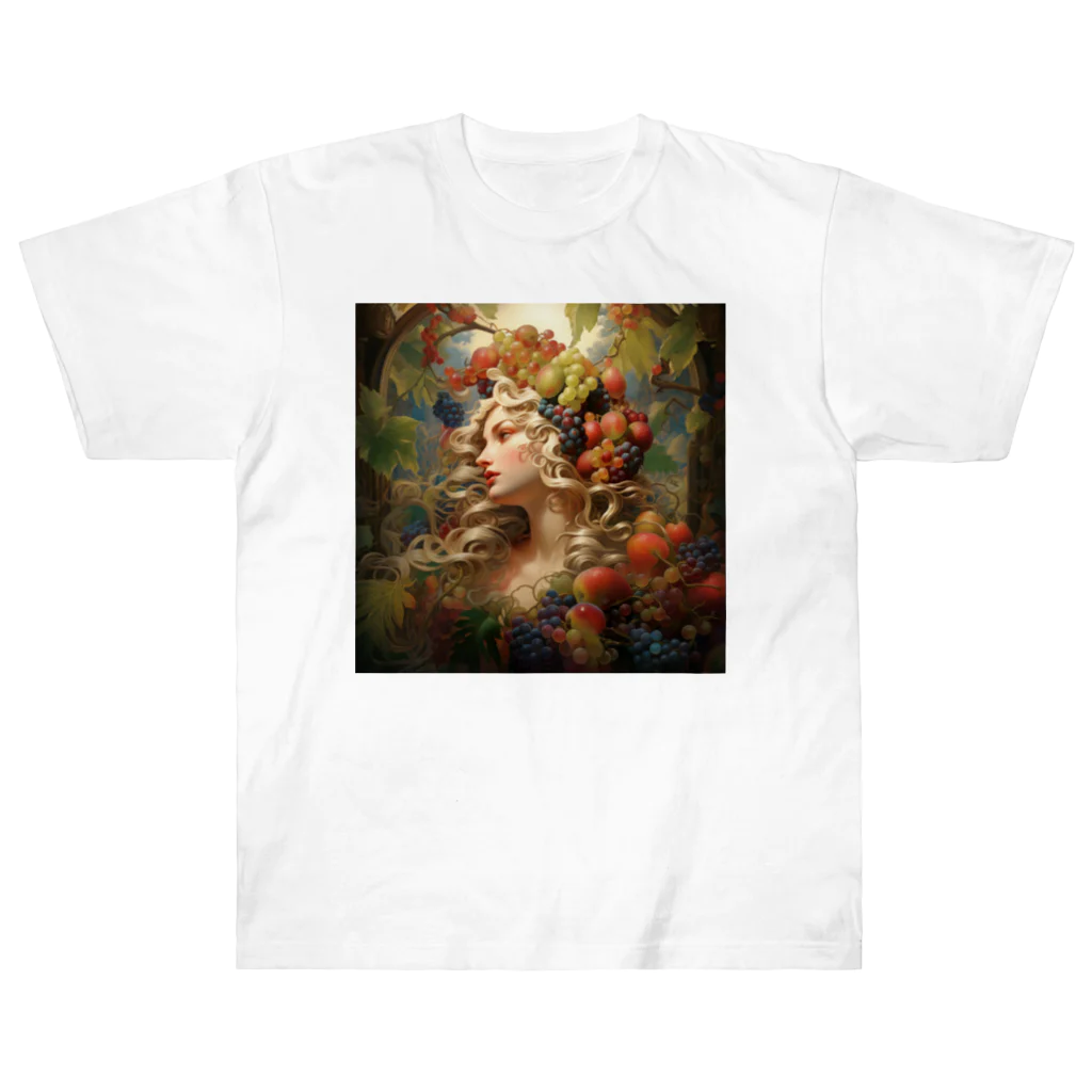 AQUAMETAVERSEの果実の女神　なでしこ1478 Heavyweight T-Shirt