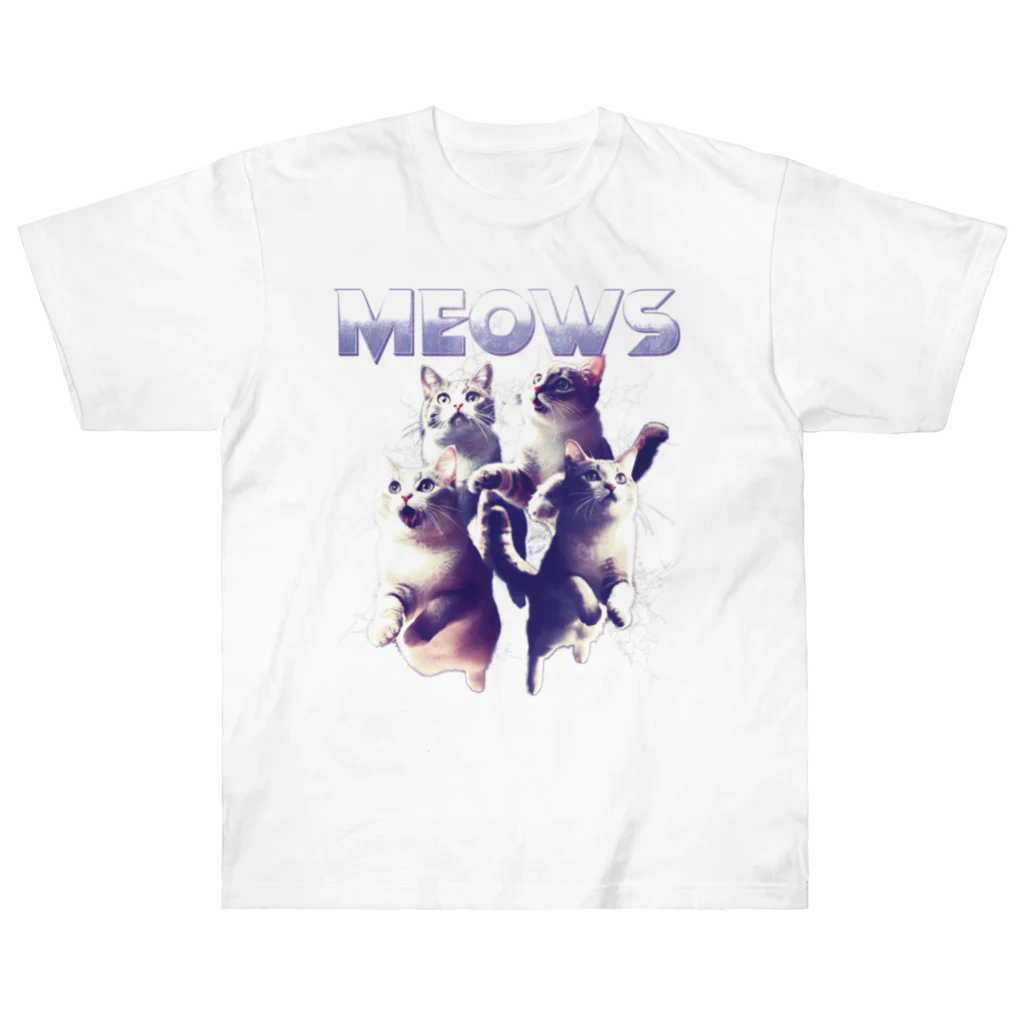 nullpo_dobuの存在しない猫バンド_prototype ヘビーウェイトTシャツ