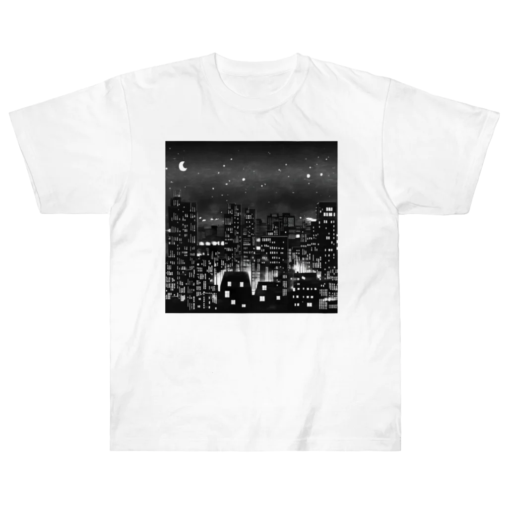 MEGROOVEの都会の夜景🏙 Heavyweight T-Shirt