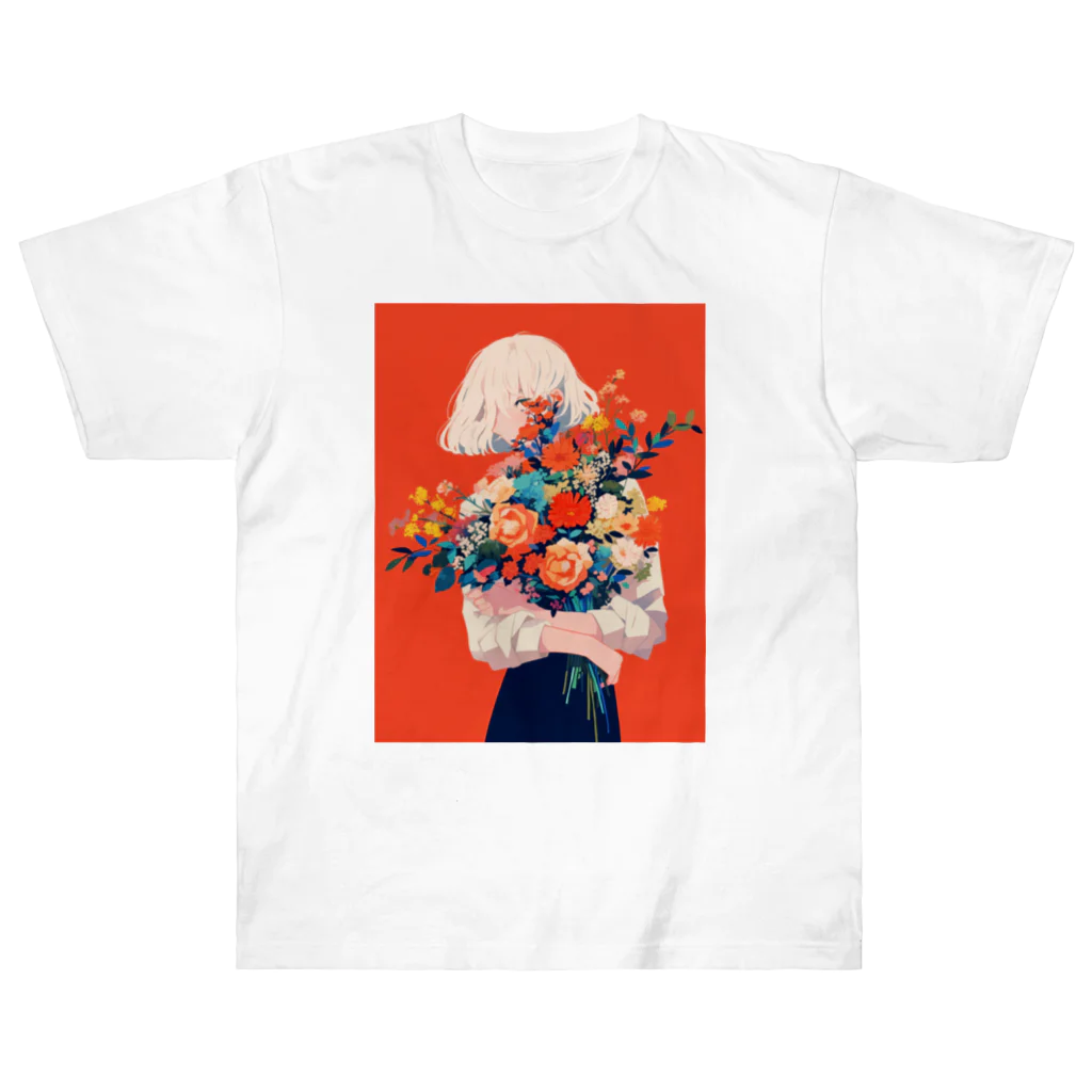 AQUAMETAVERSEの花束をあなたに　Hime  2530 Heavyweight T-Shirt