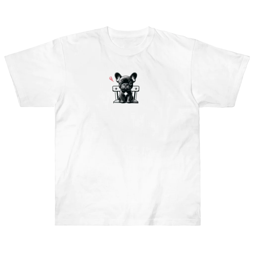 frenchbulludogのフレブルなっちゃん Heavyweight T-Shirt