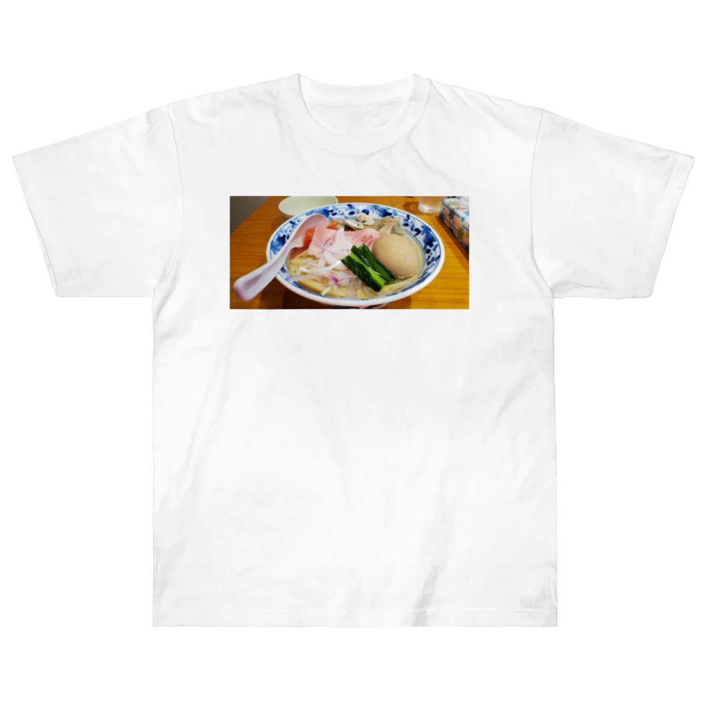 Japanstreetのラーメン　旨い　激うまラーメン　塩味 ヘビーウェイトTシャツ