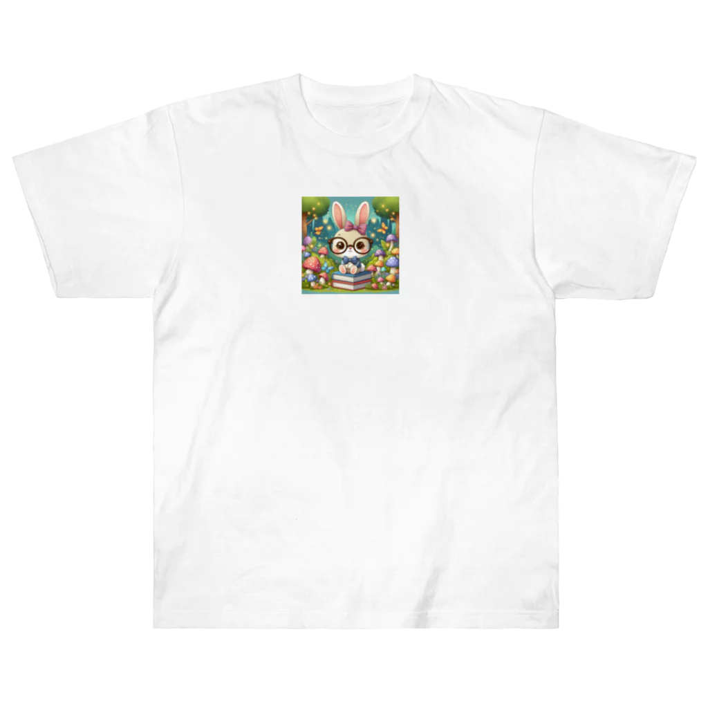 denyo dreamのウサギのアマリリス ヘビーウェイトTシャツ