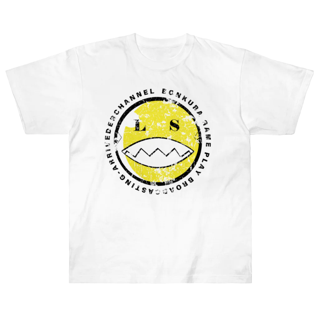 アリーヴェデルチャンネルSHOPのSMILE OLD PAINT1 ヘビーウェイトTシャツ