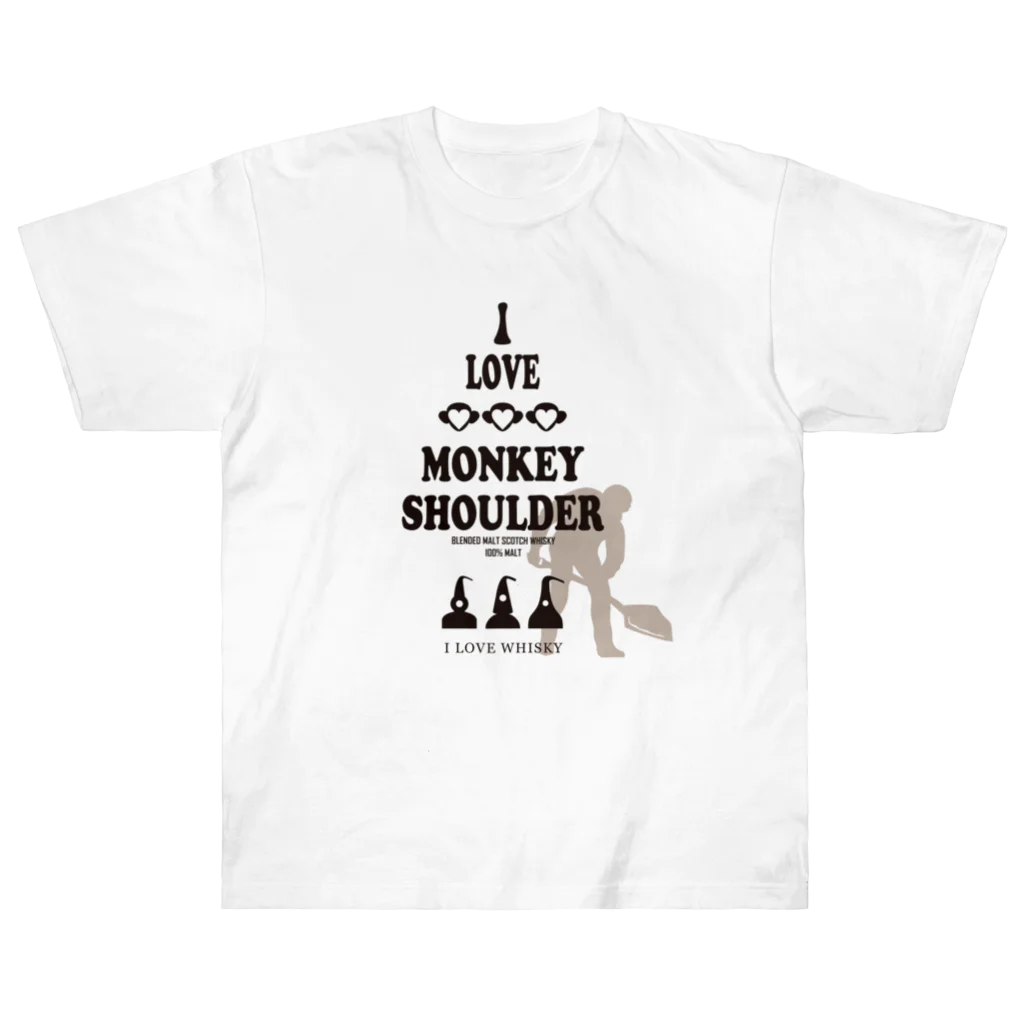 I LOVE【WHISKEY】SHOPのI LOVE WHISKEY-02WH ヘビーウェイトTシャツ