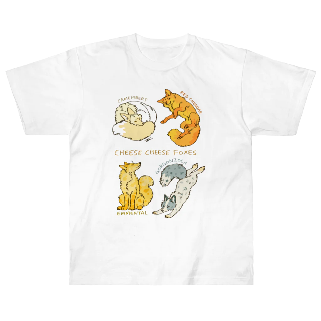 タタナ幻獣館のCHEESE CHEESE FOXES ヘビーウェイトTシャツ