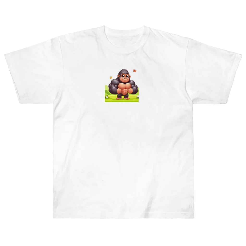 しんすけのマッチョゴリラ Heavyweight T-Shirt