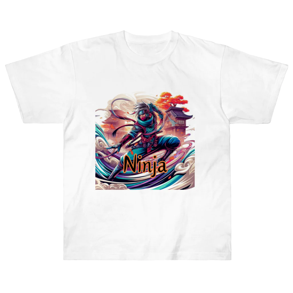 Sakura Sprit【桜魂】のJapanese Ninja Heavyweight T-Shirt