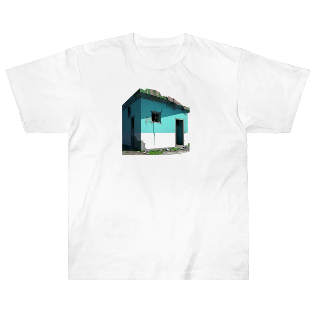 Buildingsの廃墟 12 ヘビーウェイトTシャツ