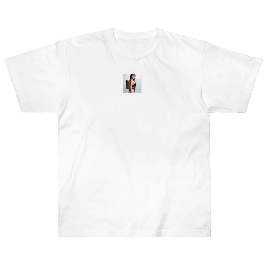 inoken_のスク水美女 Heavyweight T-Shirt