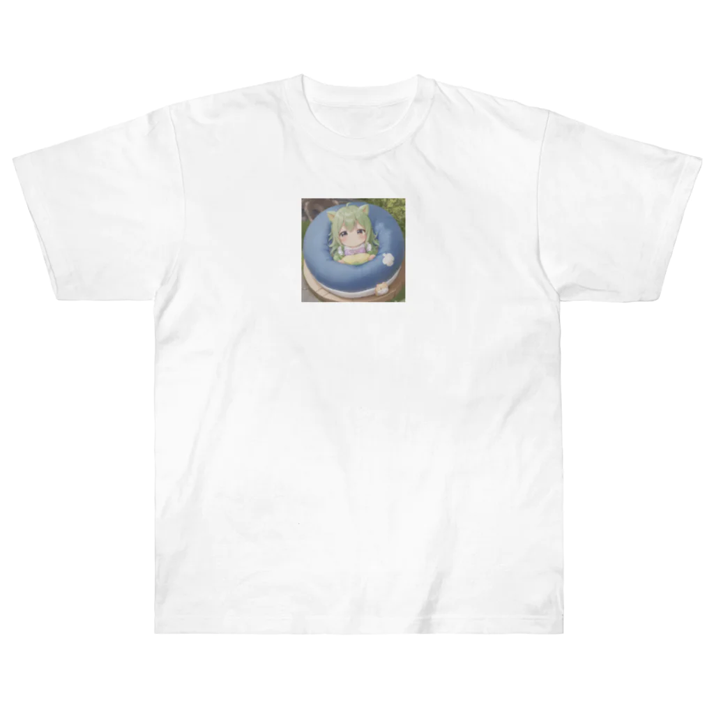 DIMDIMの脳内ショップのうるうるな眼の可愛い女の子 Heavyweight T-Shirt