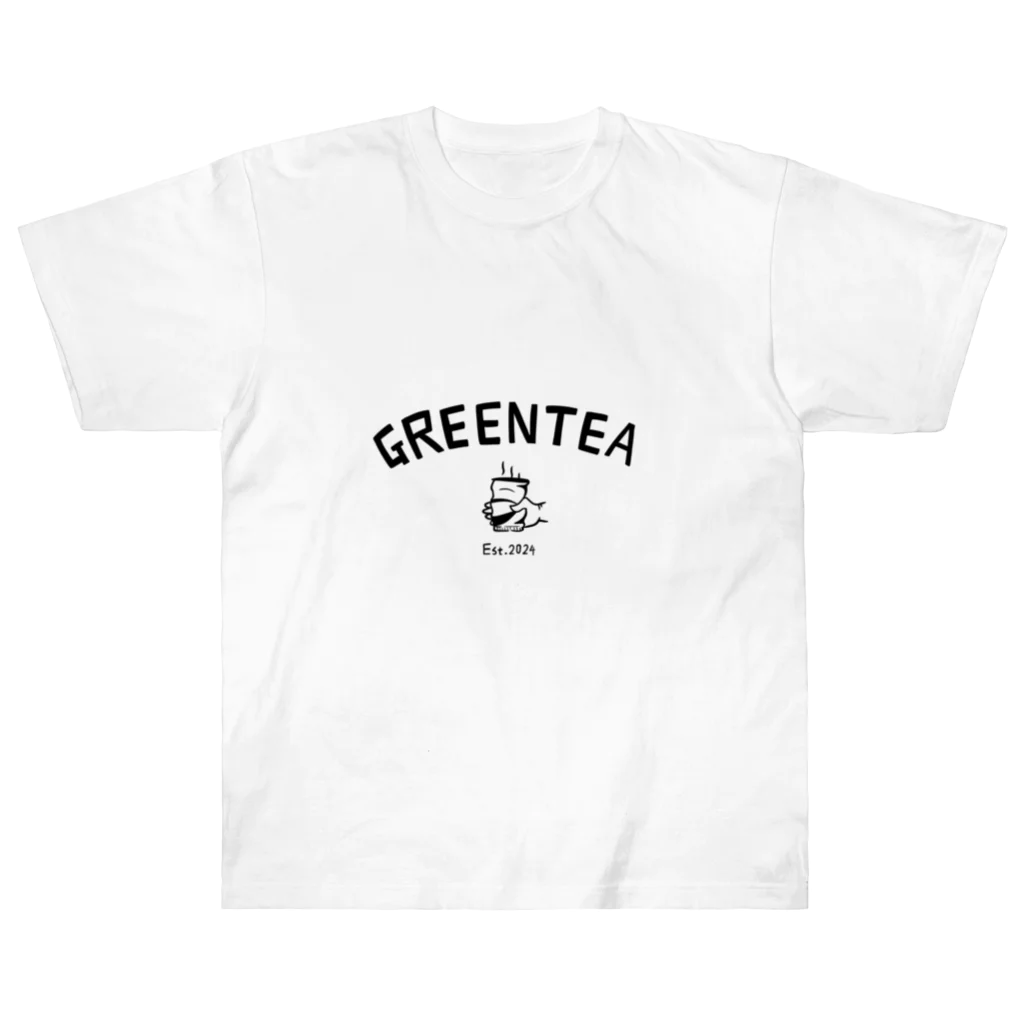 deer_o_clockのGREENTEA UNIVERSITY（B） ヘビーウェイトTシャツ