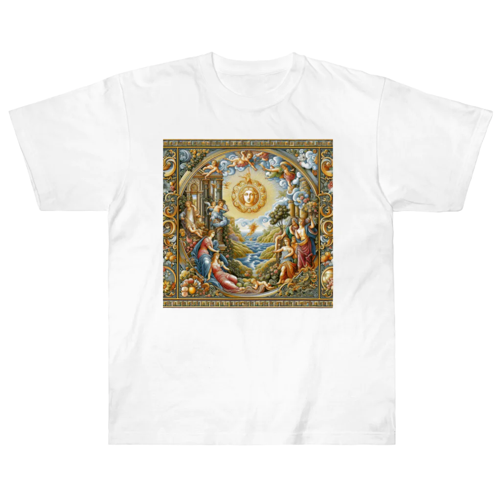 Qten369の絵画をモチーフ Heavyweight T-Shirt