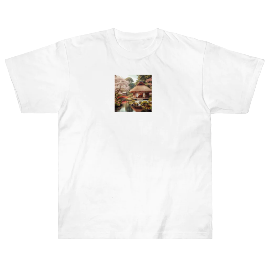 めろんグッズの日本の景色 Heavyweight T-Shirt