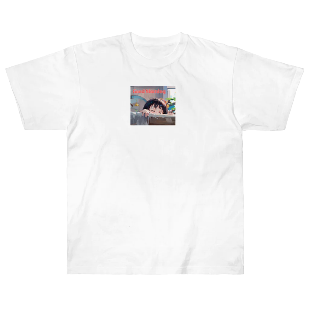 SASARiNS の𝐺𝑜𝑜𝑑 𝑚𝑜𝑟𝑛𝑖𝑛𝑔 Heavyweight T-Shirt