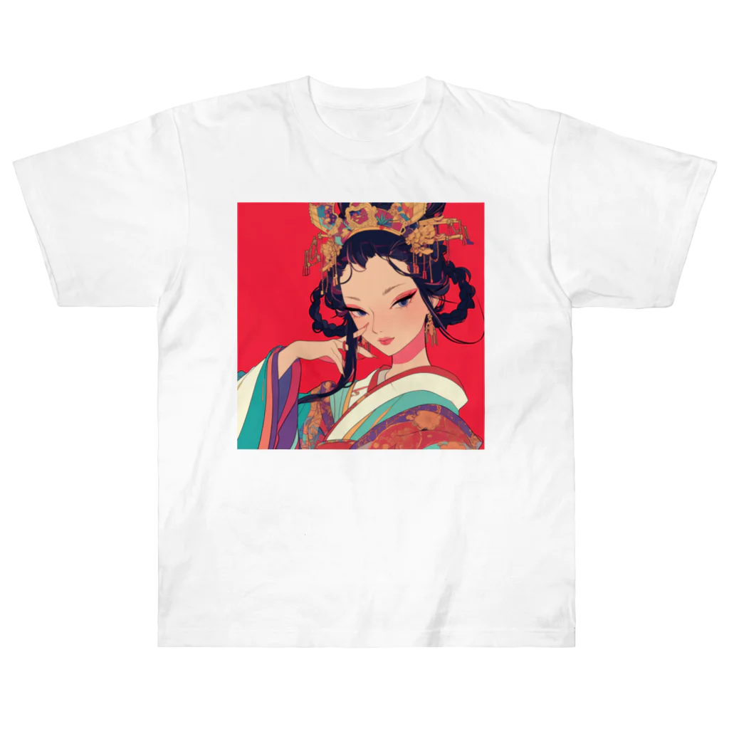 AQUAMETAVERSEの錦絵の微笑 Marsa 106 Heavyweight T-Shirt