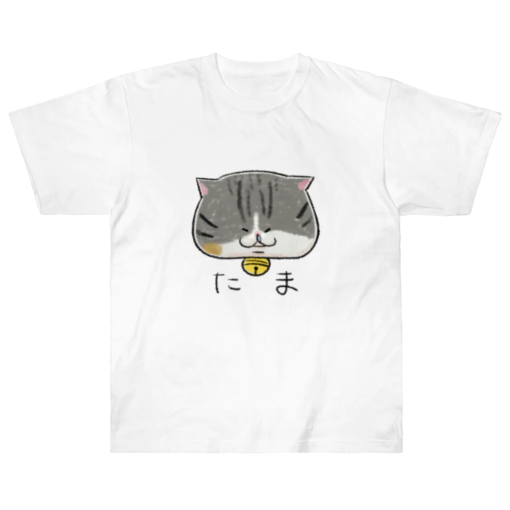 猫のミケランジェロのねこちゃんTシャツ Heavyweight T-Shirt