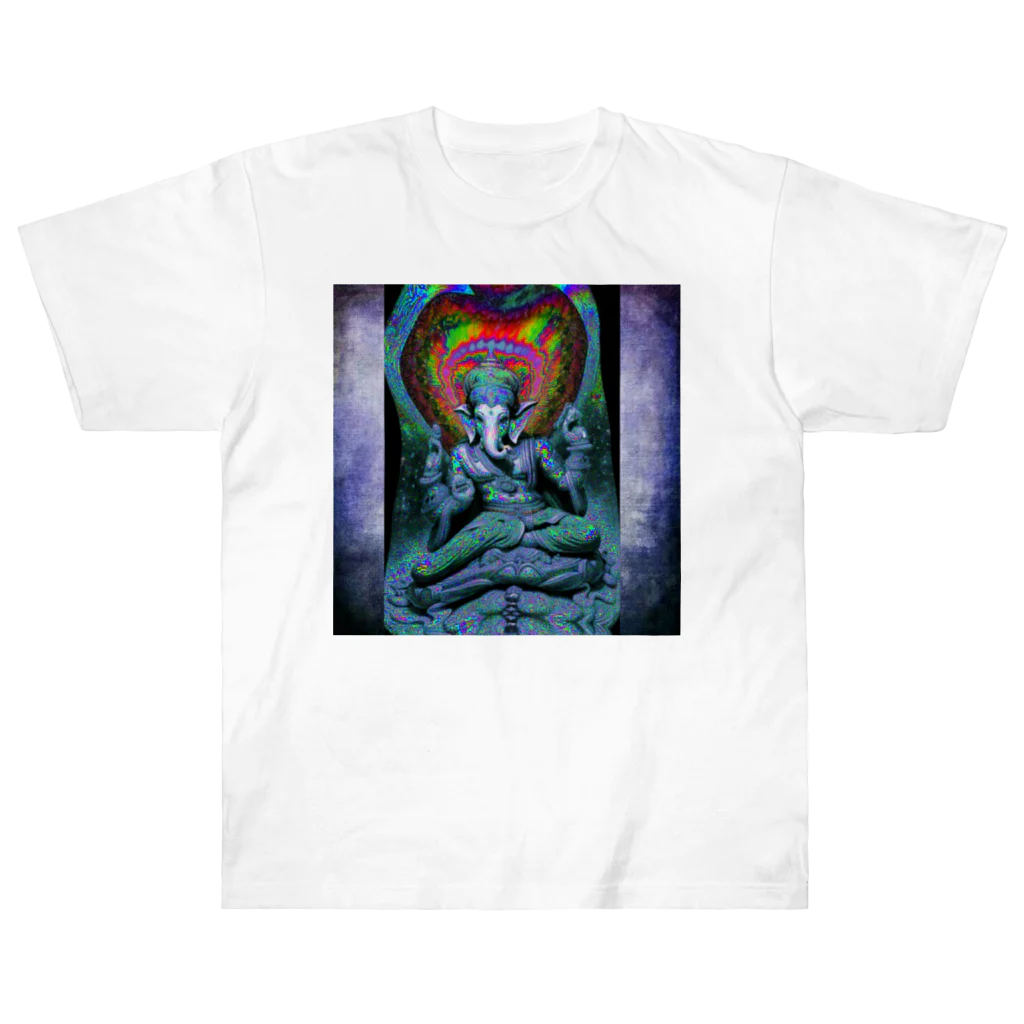 サイケデリック平和堂のDancingGanesha Heavyweight T-Shirt