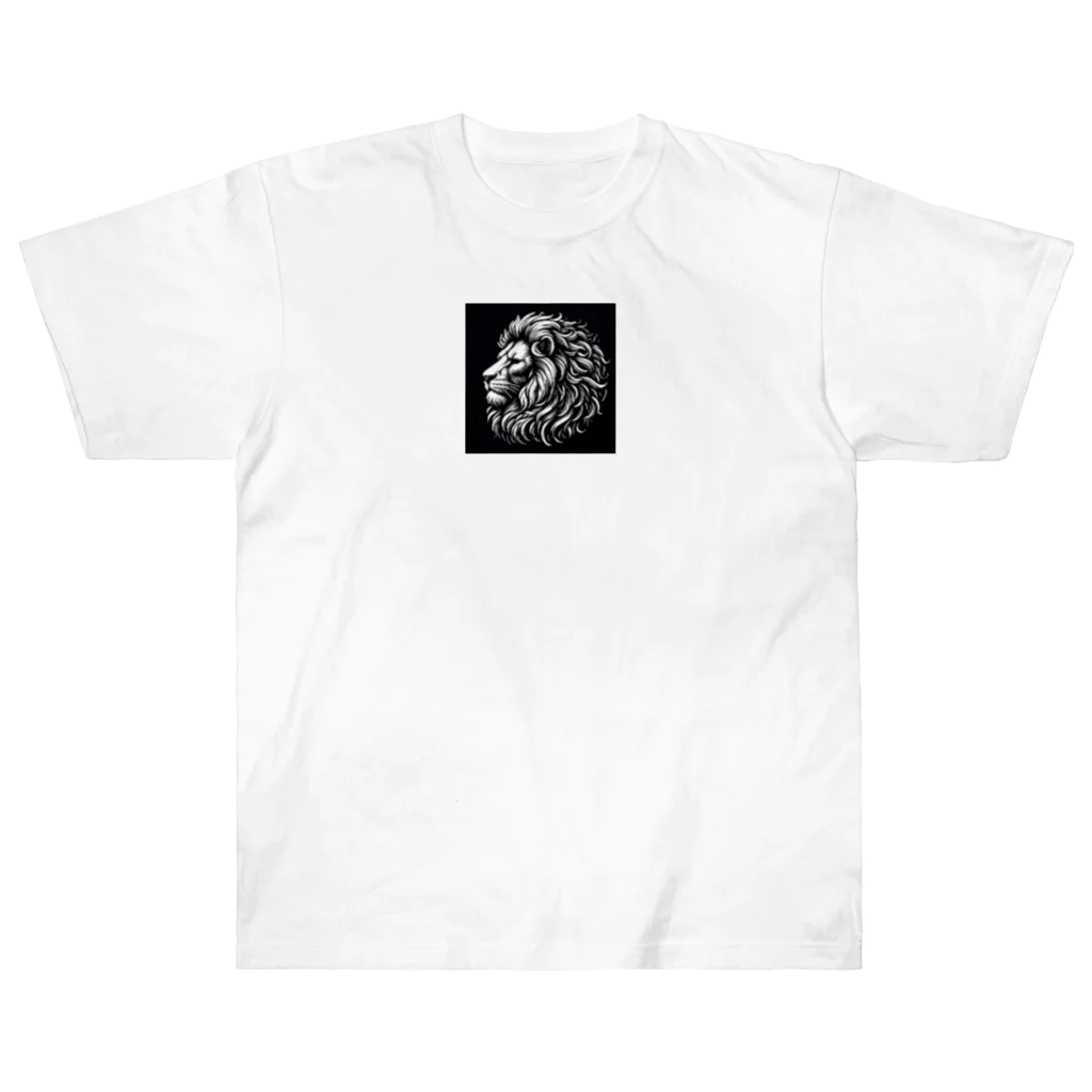 Camilのドット絵のライオン Heavyweight T-Shirt