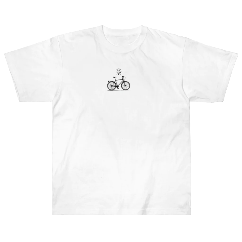 二宮大輔の自転車ロゴ ヘビーウェイトTシャツ