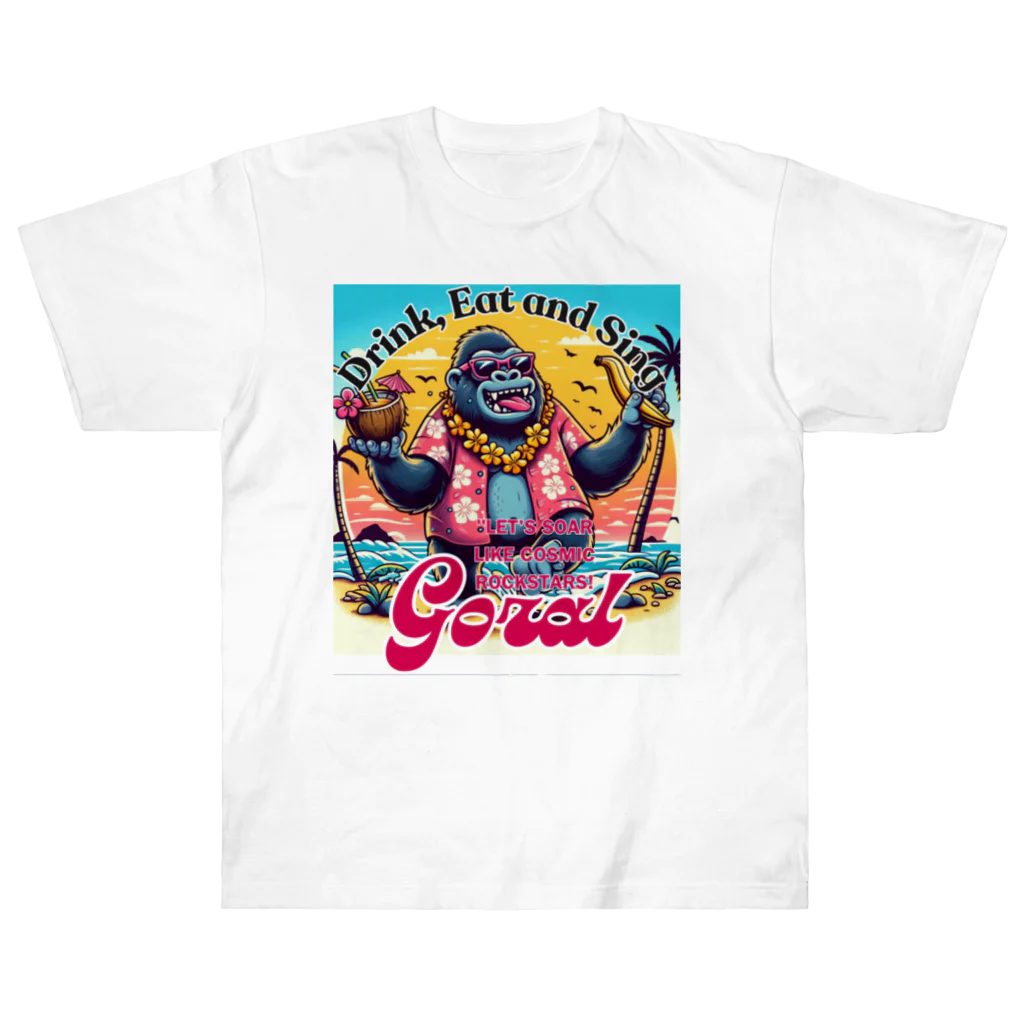 Donky Goriの南国ゴリラ ヘビーウェイトTシャツ