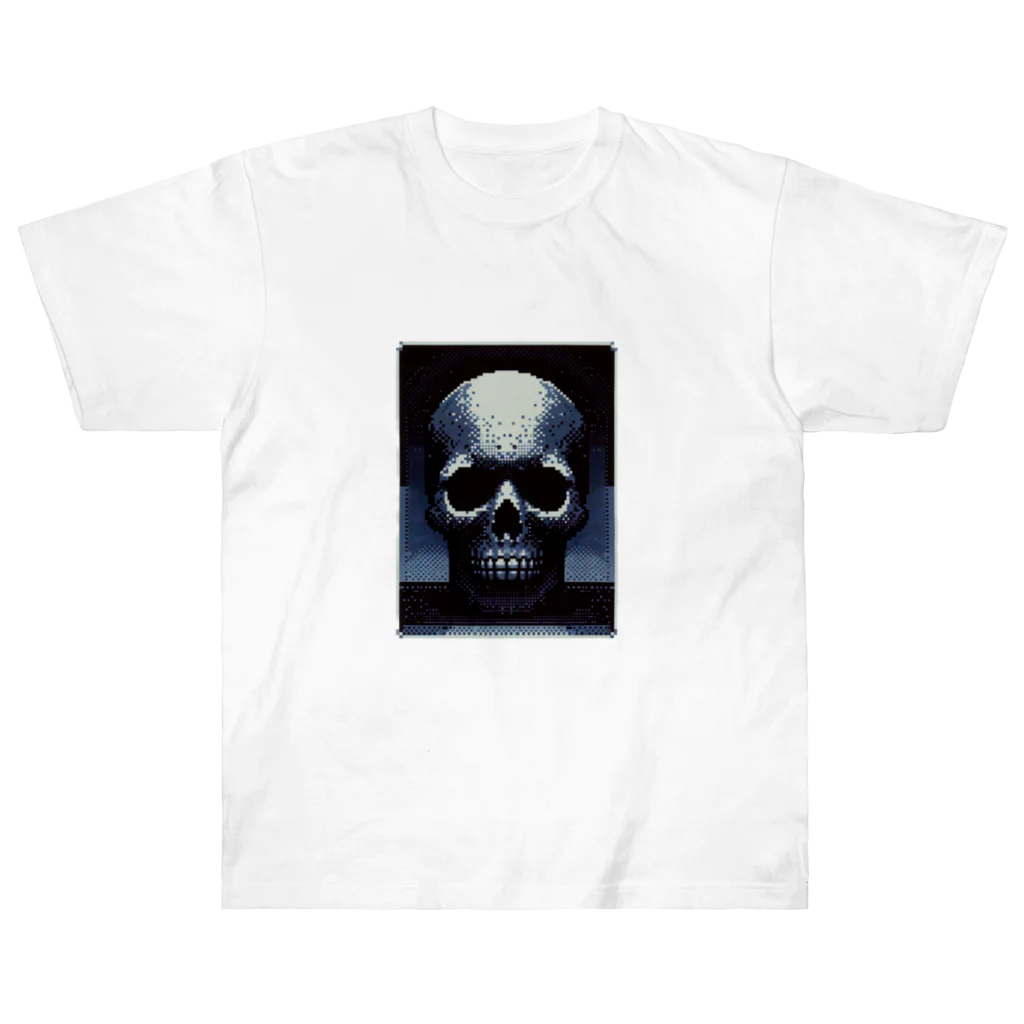 madaga-skullのドットスカル ヘビーウェイトTシャツ