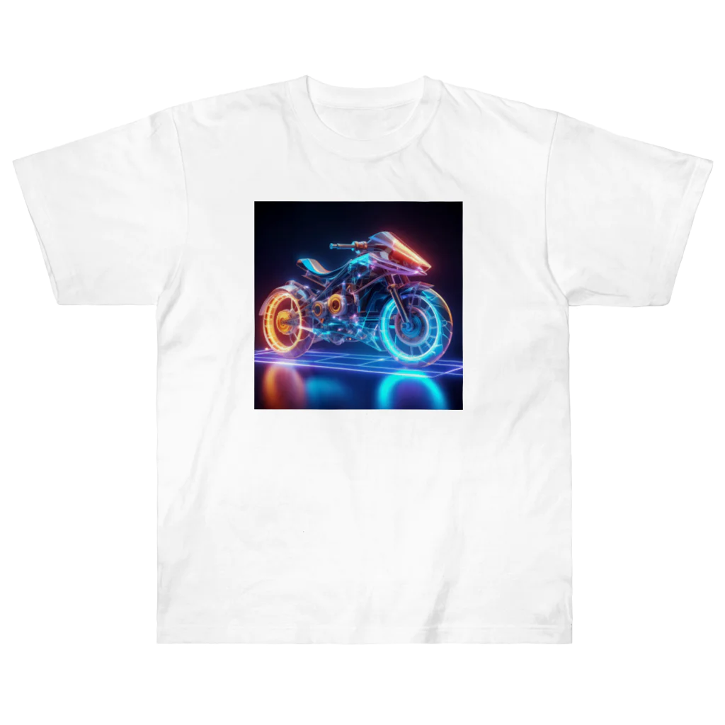 kenny777のバイクホログラム ヘビーウェイトTシャツ