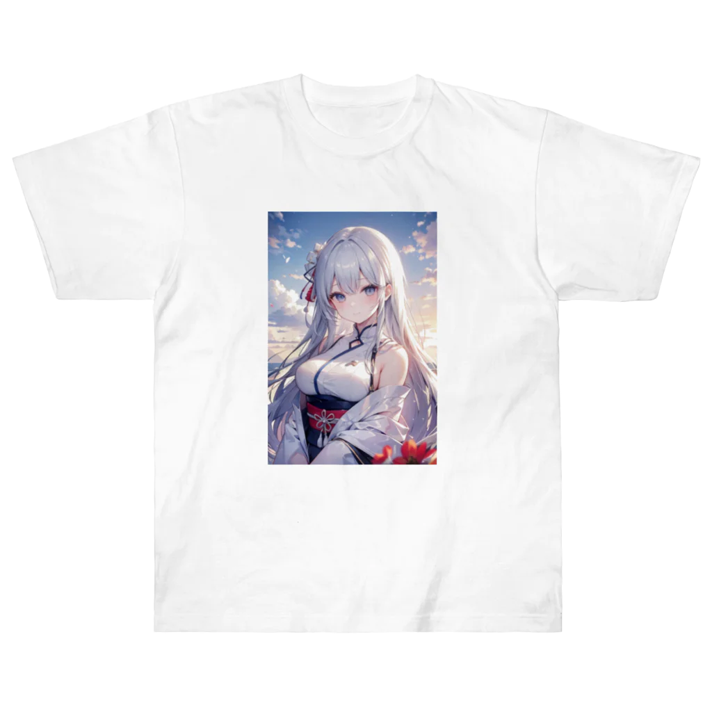 巫女スタぐらむの優しい巫女 Heavyweight T-Shirt