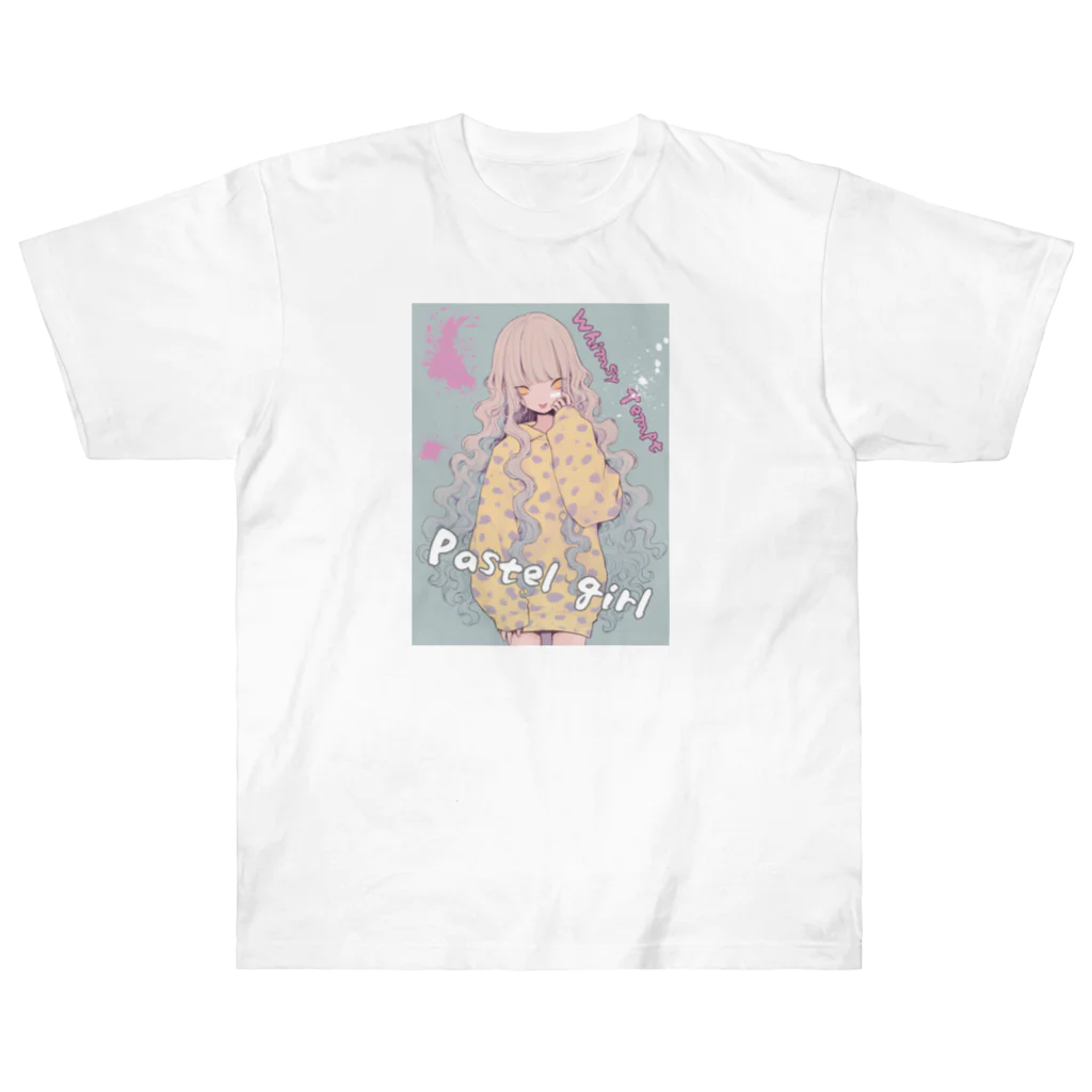 じょいちぃのPastel girl「パステルガール」 Heavyweight T-Shirt