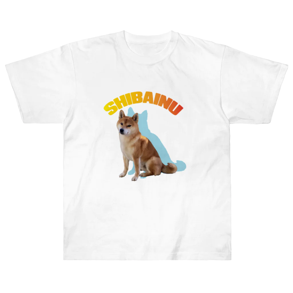 LLC Reality のSHIBAINU（ソラくん）おすわり Heavyweight T-Shirt