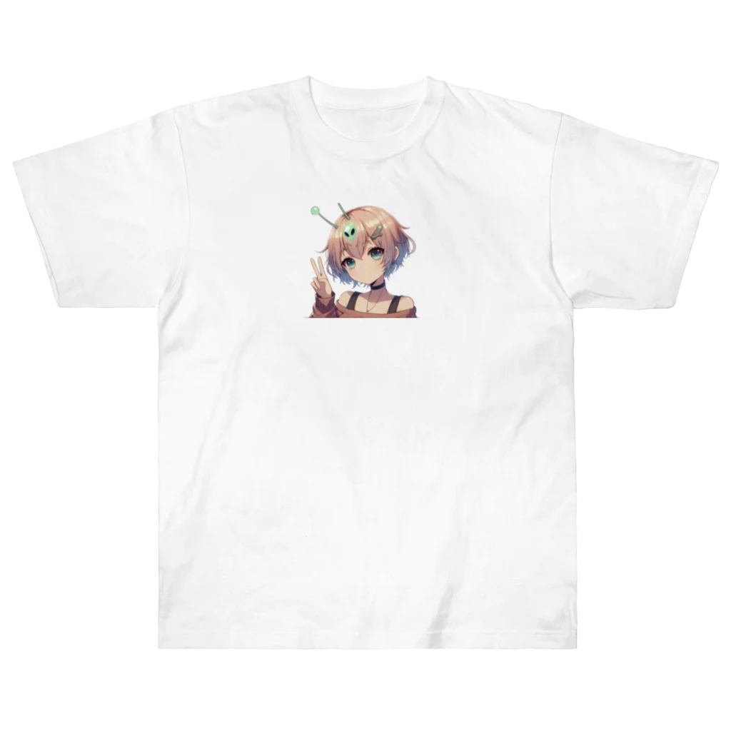 T_yama0429のクールガール ヘビーウェイトTシャツ