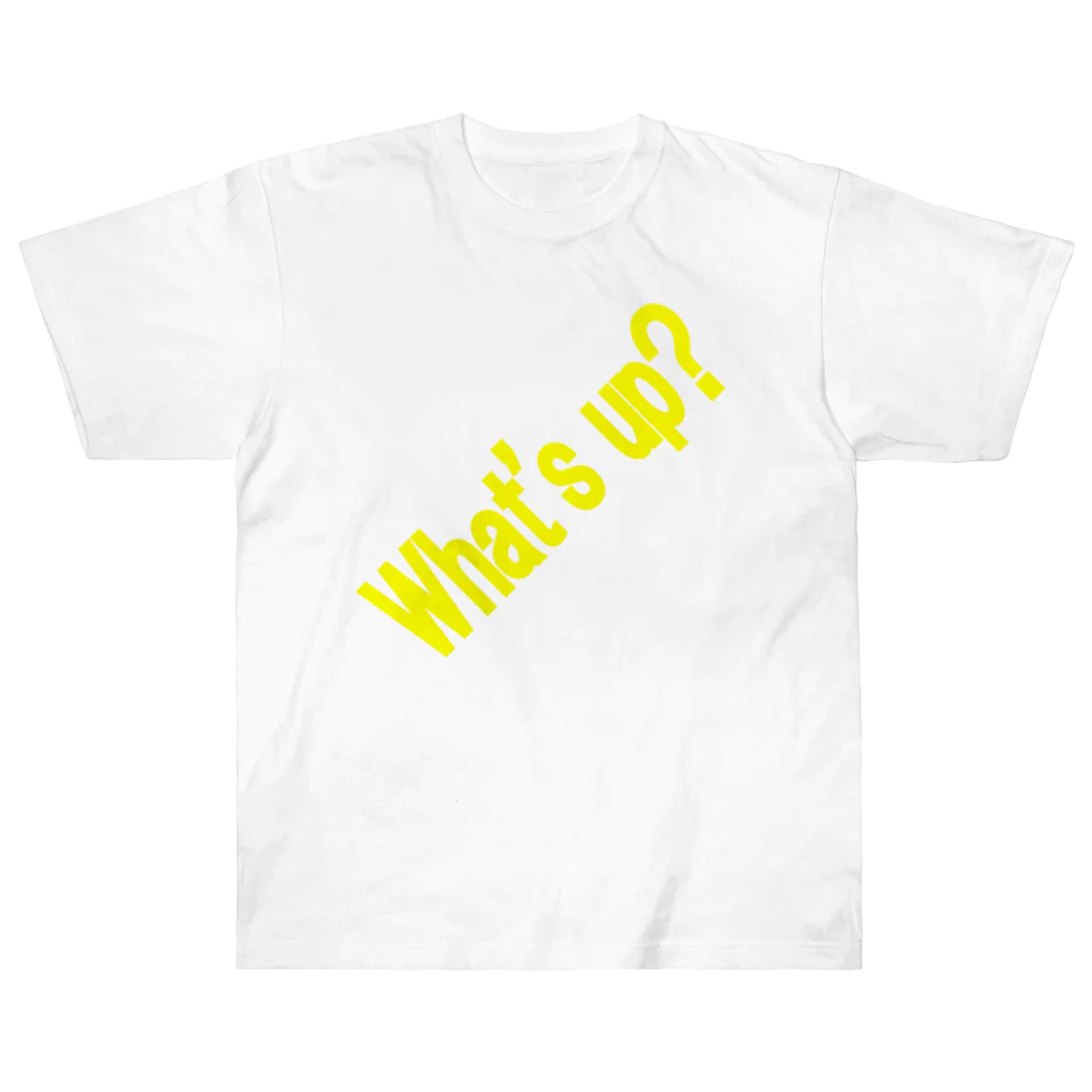 ainarukokoroのWhat's up? ヘビーウェイトTシャツ