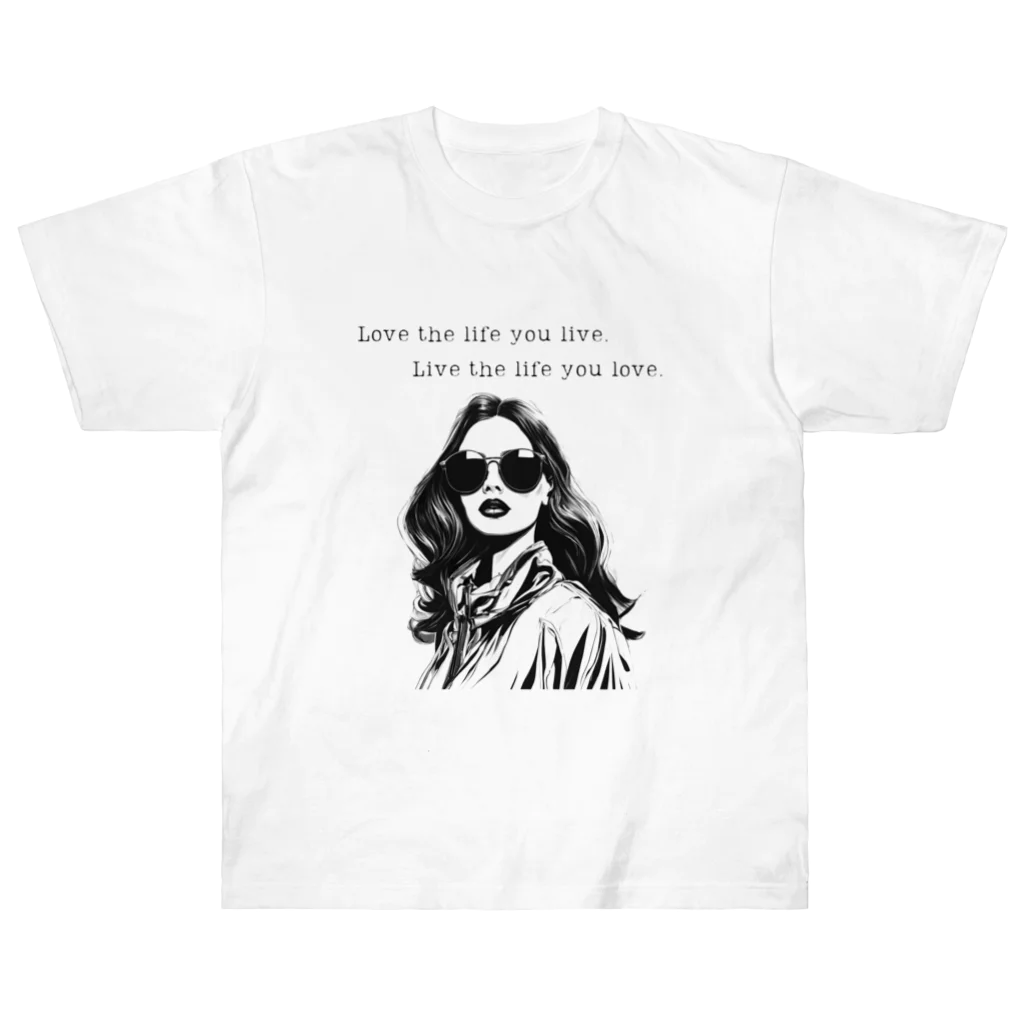 kanasarinoの大人かわいい女性パート４ Heavyweight T-Shirt