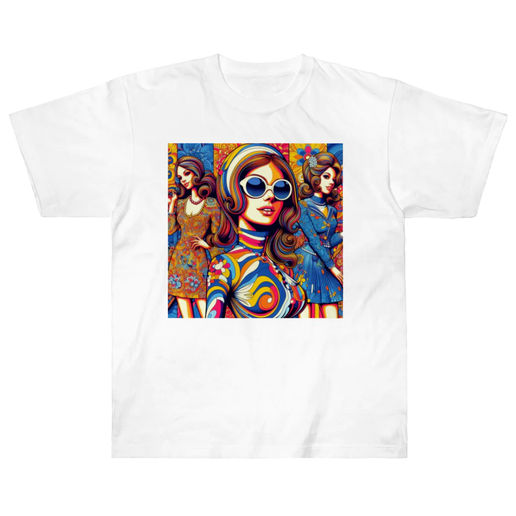 ちゃんろんの3人の美女 Heavyweight T-Shirt