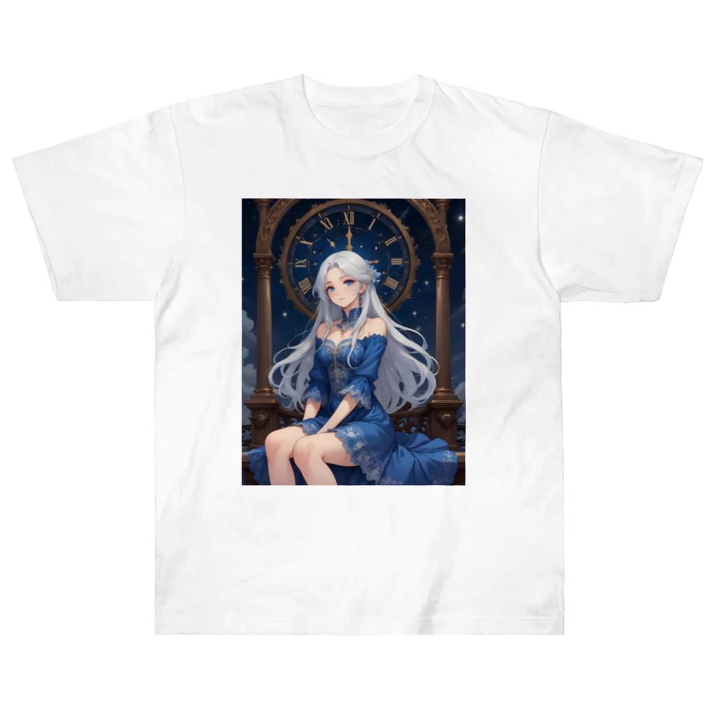 AI Fantasy Art ShopのPrincess transcends time② ヘビーウェイトTシャツ